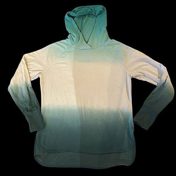 Te Verde Ombré Fleece Hooded Sweatshirt! - Picture 3 of 15